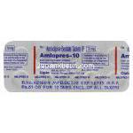 アムロプレス-10 ノルバスクジェネリック アムロジピン 10mg 錠 シート 製品情報